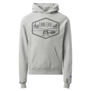 Unisex Champion hoodie - Dark on Light