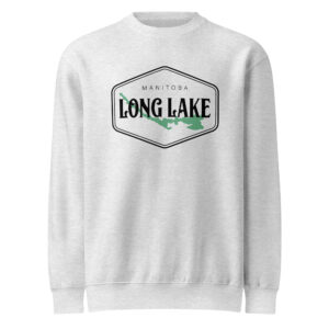 Unisex premium crew neck sweatshirt - Dark Logo